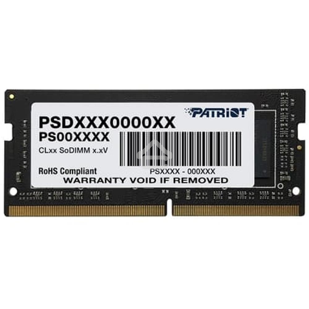 Оперативная память Patriot Signature, DDR4, 16GB (1x16 GB), 3200 MHz, CL22, SO-DIMM