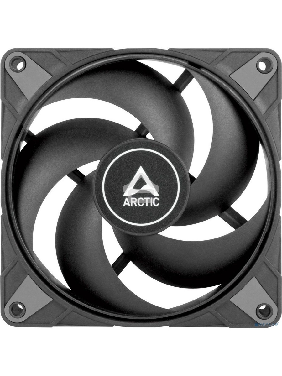 Комплект вентиляторов для корпуса Arctic P12 Max Value Pack черный, 120 мм, 3300 об/мин, 25.3 дБ, 4 pin