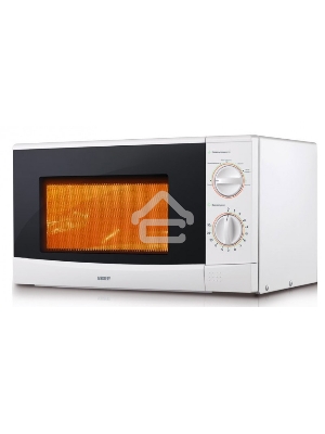 Микроволновая печь Mystery MMW-2012 белый, 20 л, 800 Вт, переключатели - поворотный механизм