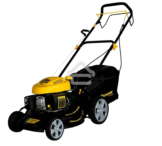 Газонокосилка Champion LM4627 (2,6кВт привод травосб.60л. шир.460мм 25-75мм 31,6кг 3в1)(Газонокосилка самоходная, Объем двигателя 139 см3, вес без травосборника 31,6 кг, Объем топливного бака 1,0 л, Мощность 2,6/3,5 кВт/л.с., объем травосборника 60 л, шир