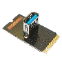 Переходник с разъёма M2 Open-Dev M2-PCI-E-RISER (NGFF) на разъём райзера USB 3.0. Длина 42мм