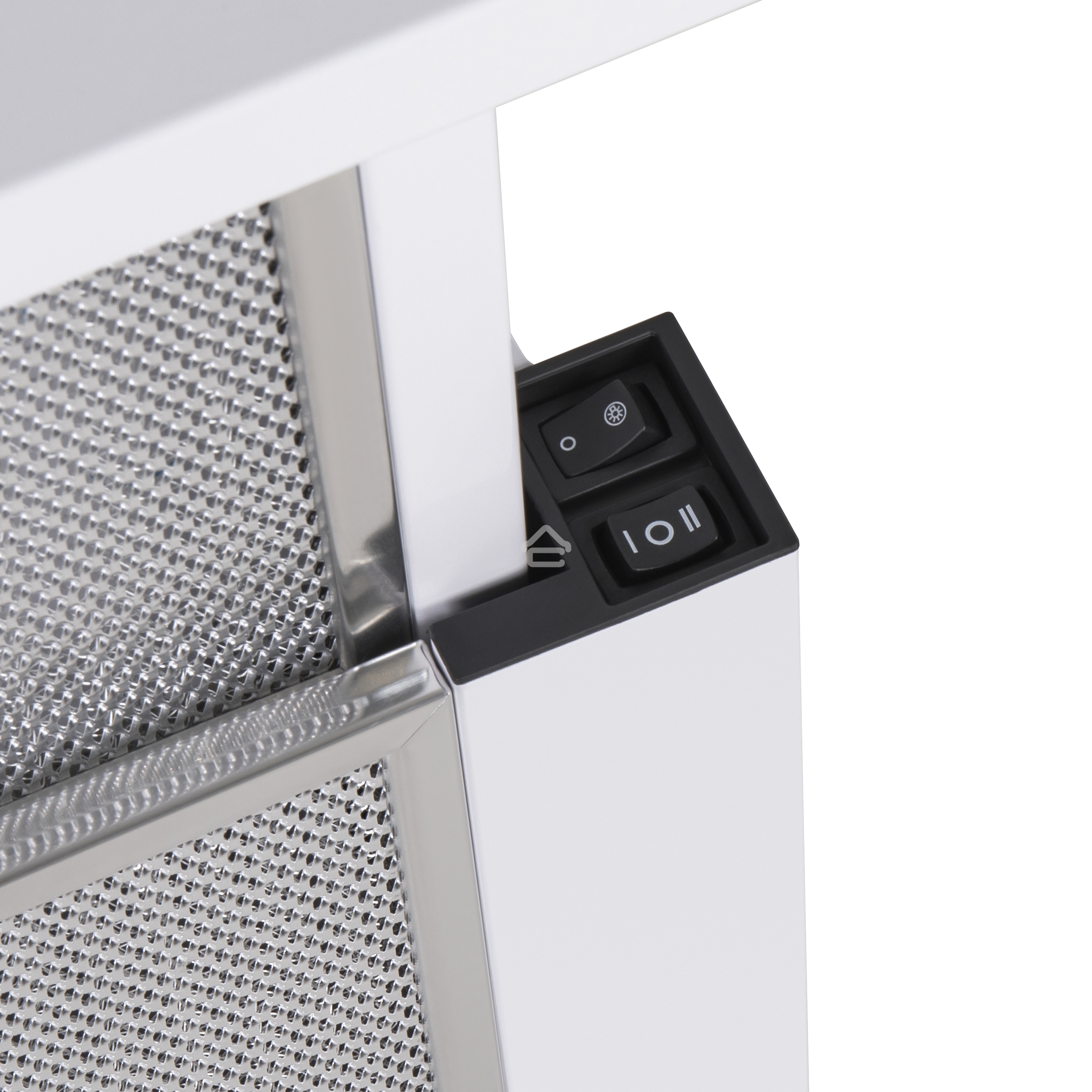 Вытяжка встраиваемая Maunfeld VS Light 60 белый, 60 см, 520 куб. м/ч, 56 дБ