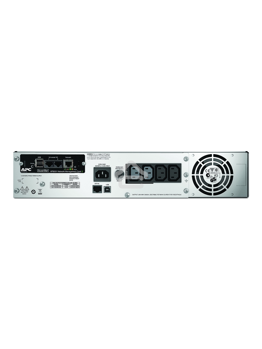 Источник бесперебойного питания APC Smart-UPS SMT1500RMI2UNC 1000Вт 1500ВА черный
