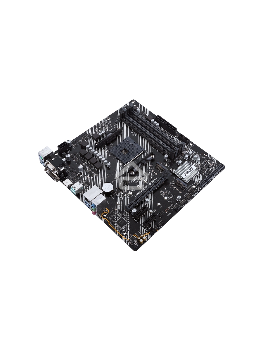 Материнская плата ASUS PRIME B550M-K, AM4, AMD B550, 4xDDR4, 4xSATA, 2xM.2, 1xPCIe 4.0 x16, 2xPCIe x1, 1xDVI-D, 1xHDMI, 1xVGA, 1x 1Gb LAN, 4xUSB 3.2 Gen 1, 2xUSB 3.2 Gen 2, 3x3.5 мм, 7.1, mATX