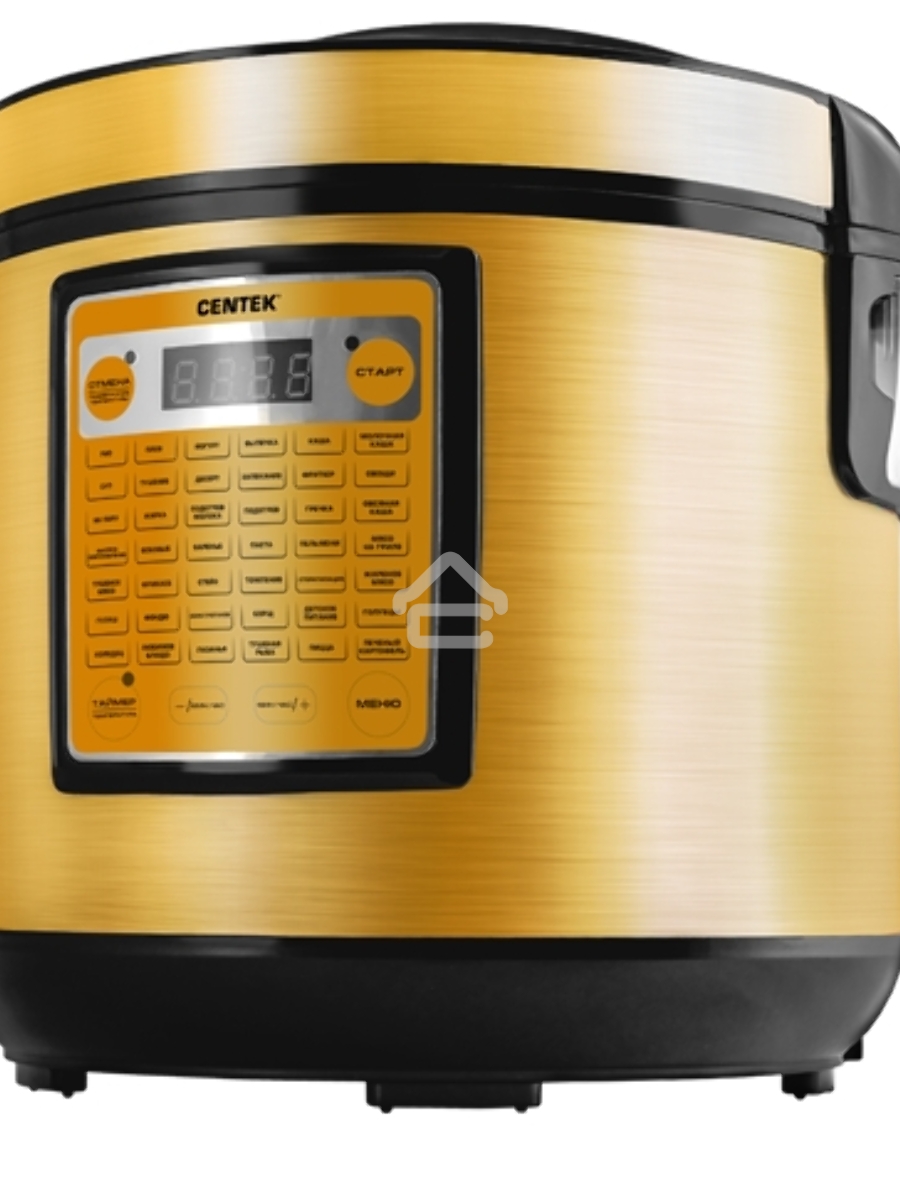 Мультиварка Centek CT-1495 black (ЗОЛОТО) 5.0л, 42 программы + Мультишеф