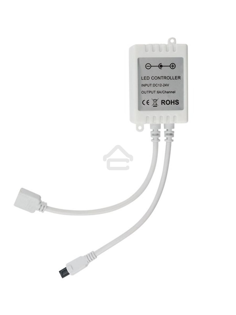 Контроллер LED для светодиодной ленты White Mix 12/24 В, 72/144 Вт, 24 кнопки (IR)