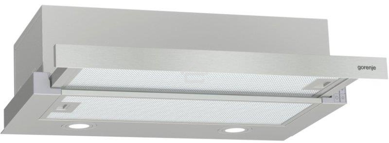 Вытяжка встраиваемая Gorenje TH62E4X нержавеющая сталь, 60 см, 450 куб. м/ч, 71 дБ