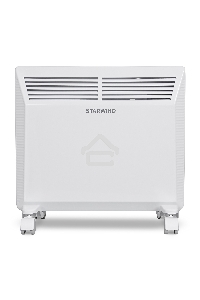 Конвектор Starwind SHV5010, белый, 1000 Вт, 15 м2, термостат, 1 режим мощности