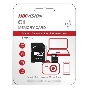 Флеш карта microSDHC 64GB Hikvision HS-TF-C1(STD)/64G/Adapter <HS-TF-C1(STD)/64G/Adapter>  (с SD адаптером) R/W Speed 92/30MB/s , V30