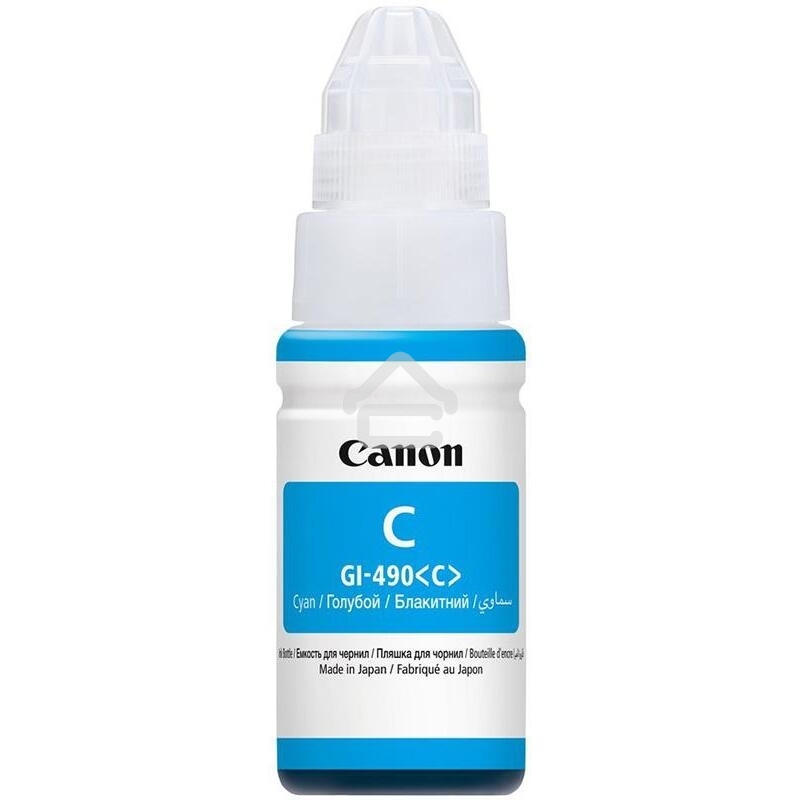 Чернила Canon GI-490C 0664C001 голубой (70 мл) для Canon Pixma G1400/2400/3400