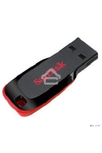 Флеш диск Sandisk 32Gb Cruzer Blade SDCZ50-032G-B35 USB2.0 черный/красный