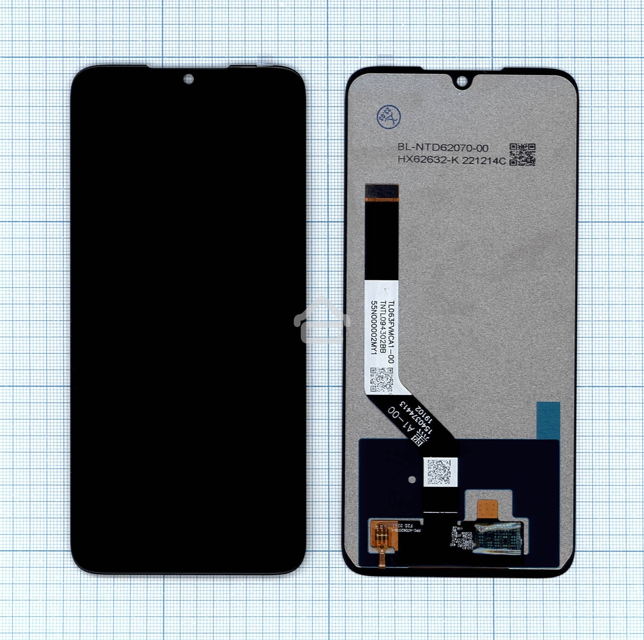 Дисплей для Xiaomi Redmi Note 7 HC черный