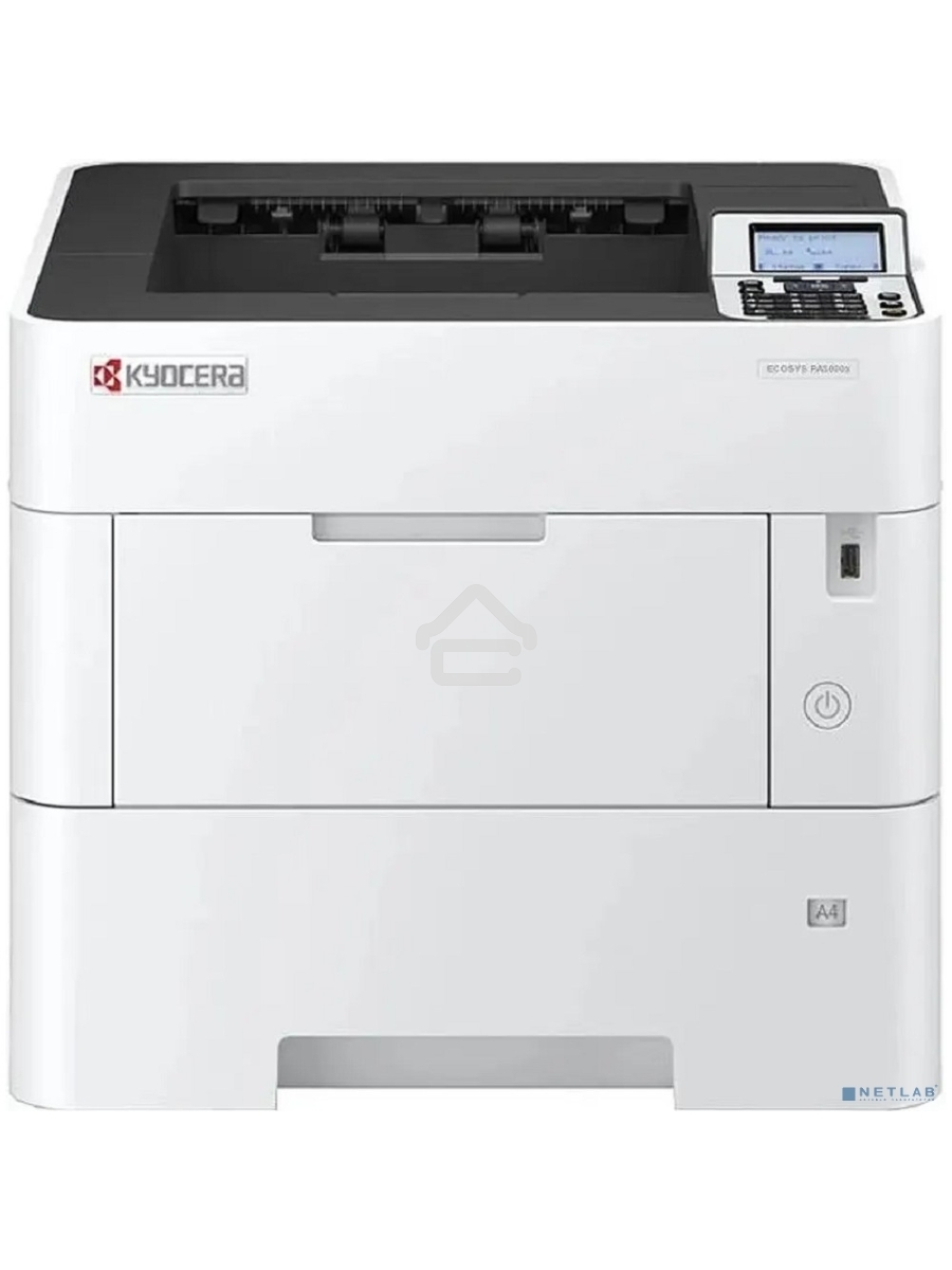 Принтер лазерный Kyocera PA5000x (110C0X3NL0), A4, ч/б, печ. до 50 стр/мин., 1200 x 1200 dpi, USB, RJ-45, Air Print, Mopria