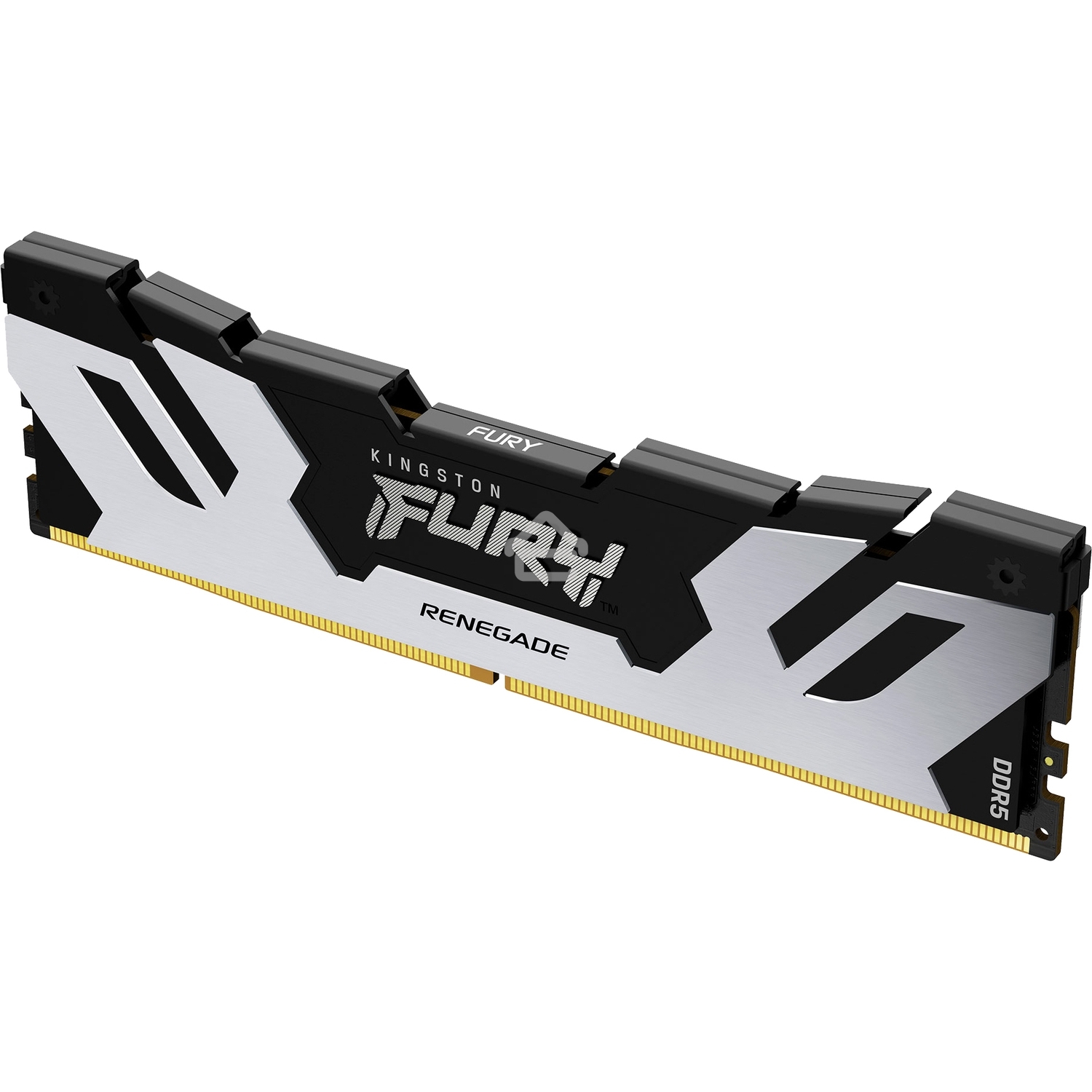 Оперативная память Kingston Fury Renegade, DDR5, 32Gb (1x32GB), 6400MHz, CL32, DIMM, радиатор, серебристый/черный