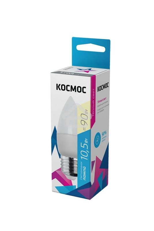 Лампа светодиодная Космос LED BASIC CN 10.5Вт 220В E27 3000К