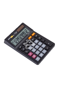 Калькулятор настольный Deli EM01320 черный 12-разр.