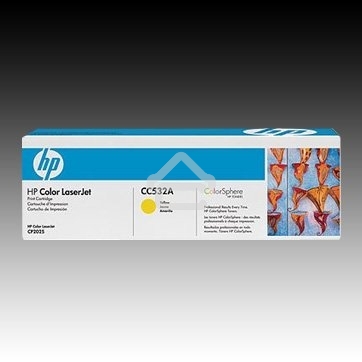 Картридж лазерный HP CC532A желтый для LJ CP2025/CM2320 2800стр.