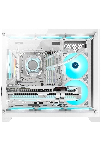 Компьютерный корпус AeroCool / Formula Crystal Z5 белый без БП mATX 11x120mm 2xUSB2.0 1xUSB3.0 audio bott PSU