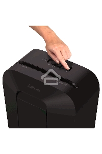 Шредер Fellowes PowerShred LX50 черный (секр.P-4)/перекрестный/9лист./17лтр./скрепки/скобы/пл.карты