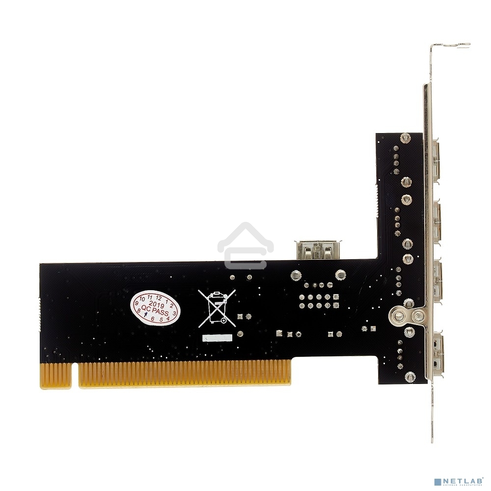 Контроллер Exegate EXE-352 PCI, 4*USB2.0 ext + 1*USB2.0 int (OEM) EX281227RUS