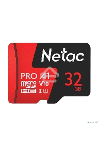 Флеш карта MicroSD card Netac P500 Extreme Pro 32GB, retail version w/SD adapter
