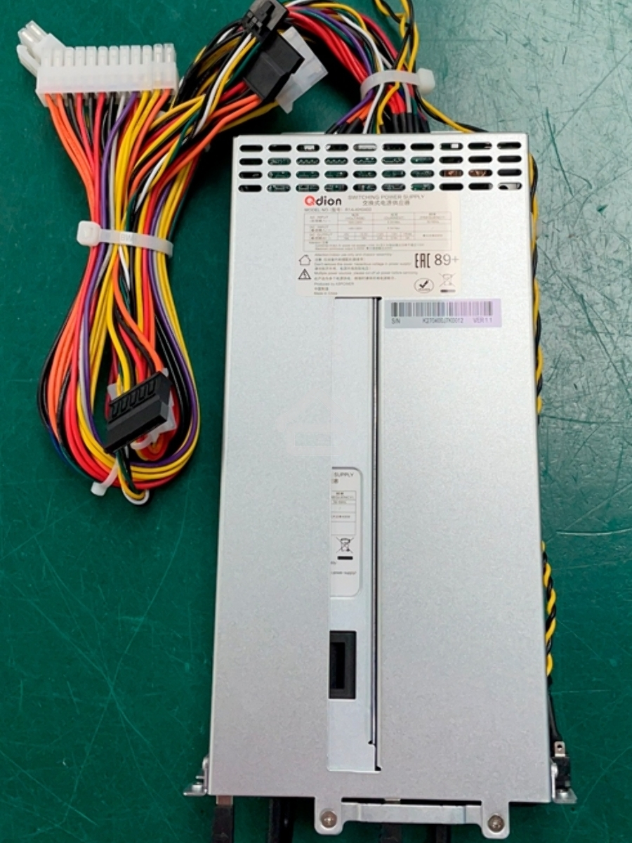 Серверный блок питания R1A-KH0400 (FPP-R1A-KH0400)  1U Redundant 400W (ШВГ=106*41,5*218mm), 80 PLUS Gold, Oper.temp 0C~50C, AC/DC dual input