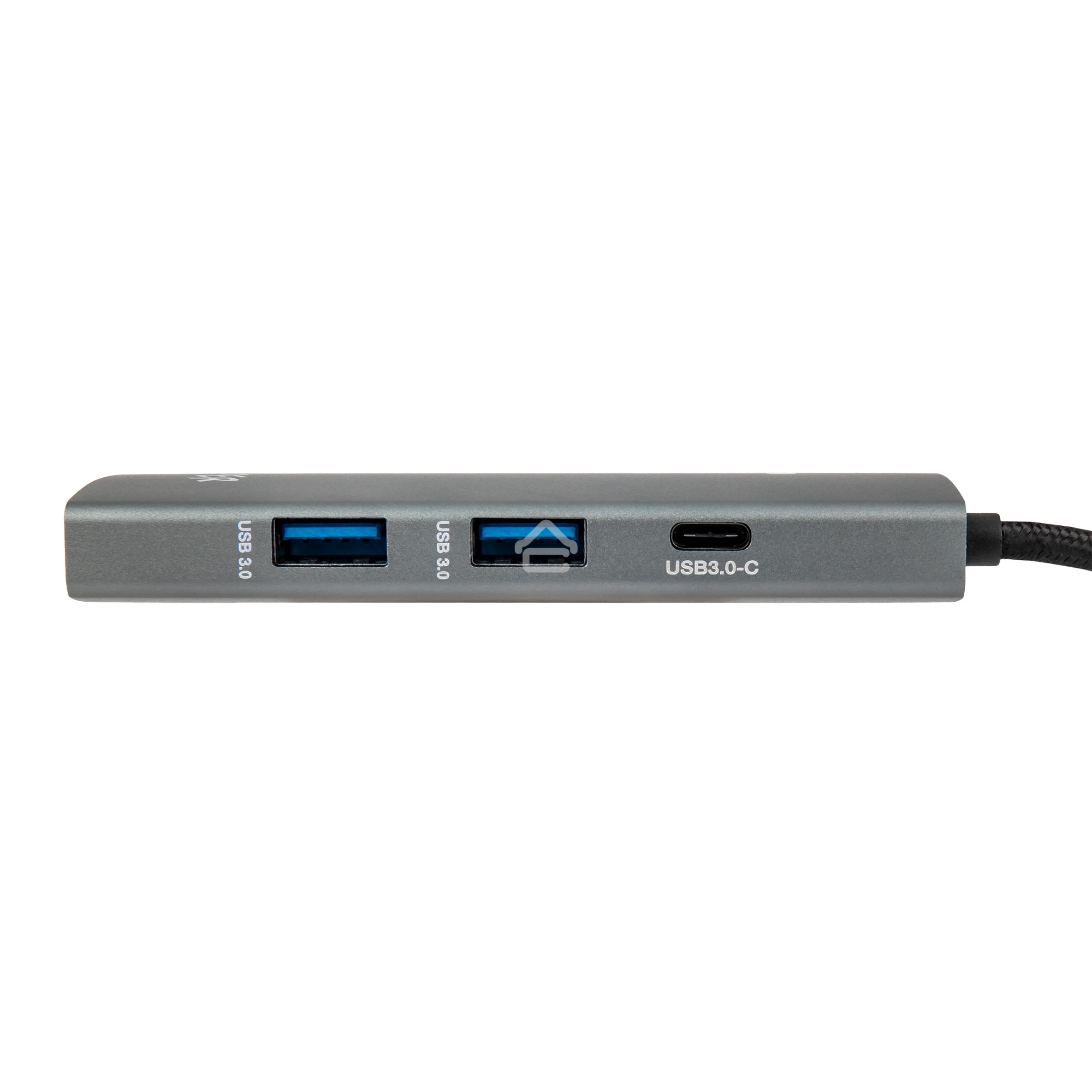 USB-концентратор HIPER Docking station USB-C HUB 6in1 (1*USB-C 100W PD, 1*HDMI 4K@60Hz, 2*USB-A 3.0 (5Gbps data), 1*USB-C 3.0 (5Gbps data), 1*RJ45 Gb)