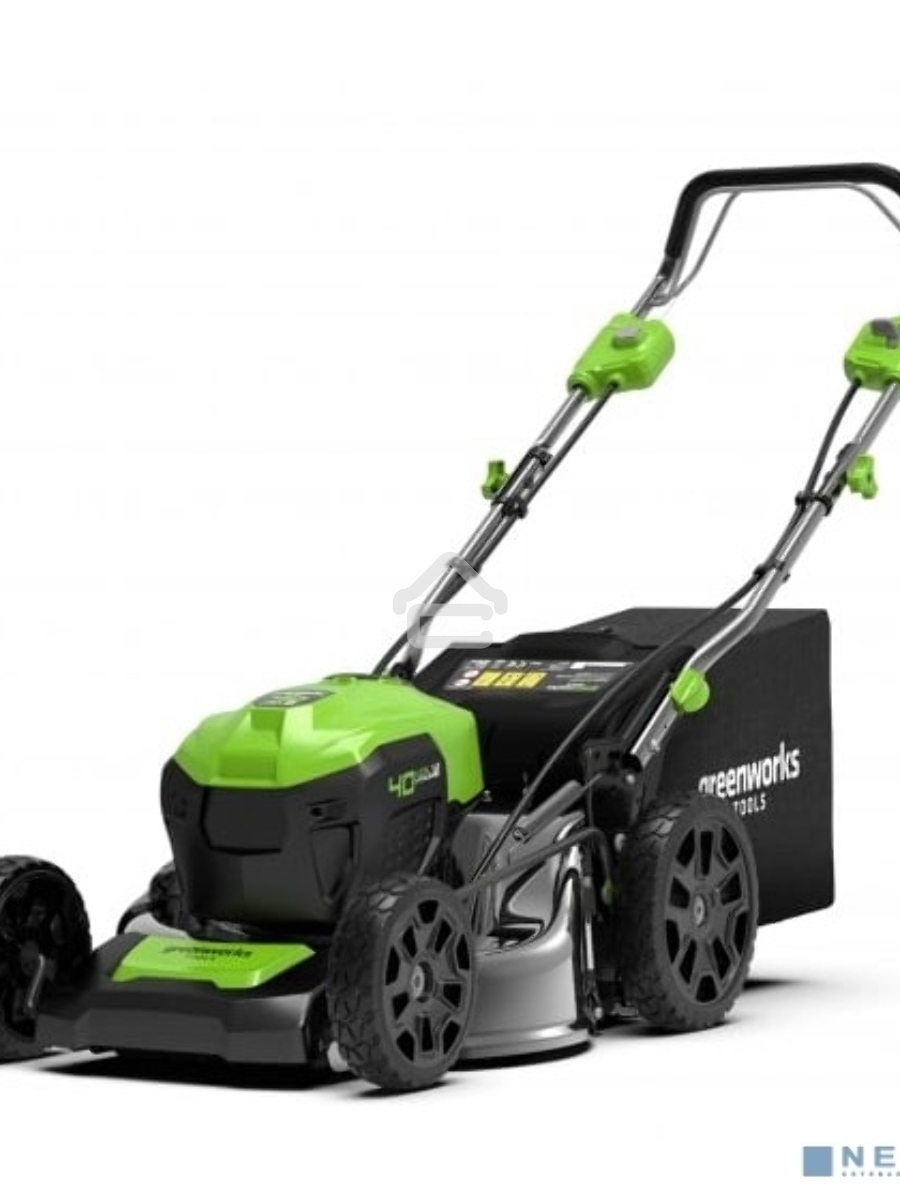 Газонокосилка аккумуляторная  GreenWorks GD40LM46SP 40В, 46см, самоходная (c аккумуляторной батареей 4АЧ и зарядным устройством) (2506807UB)