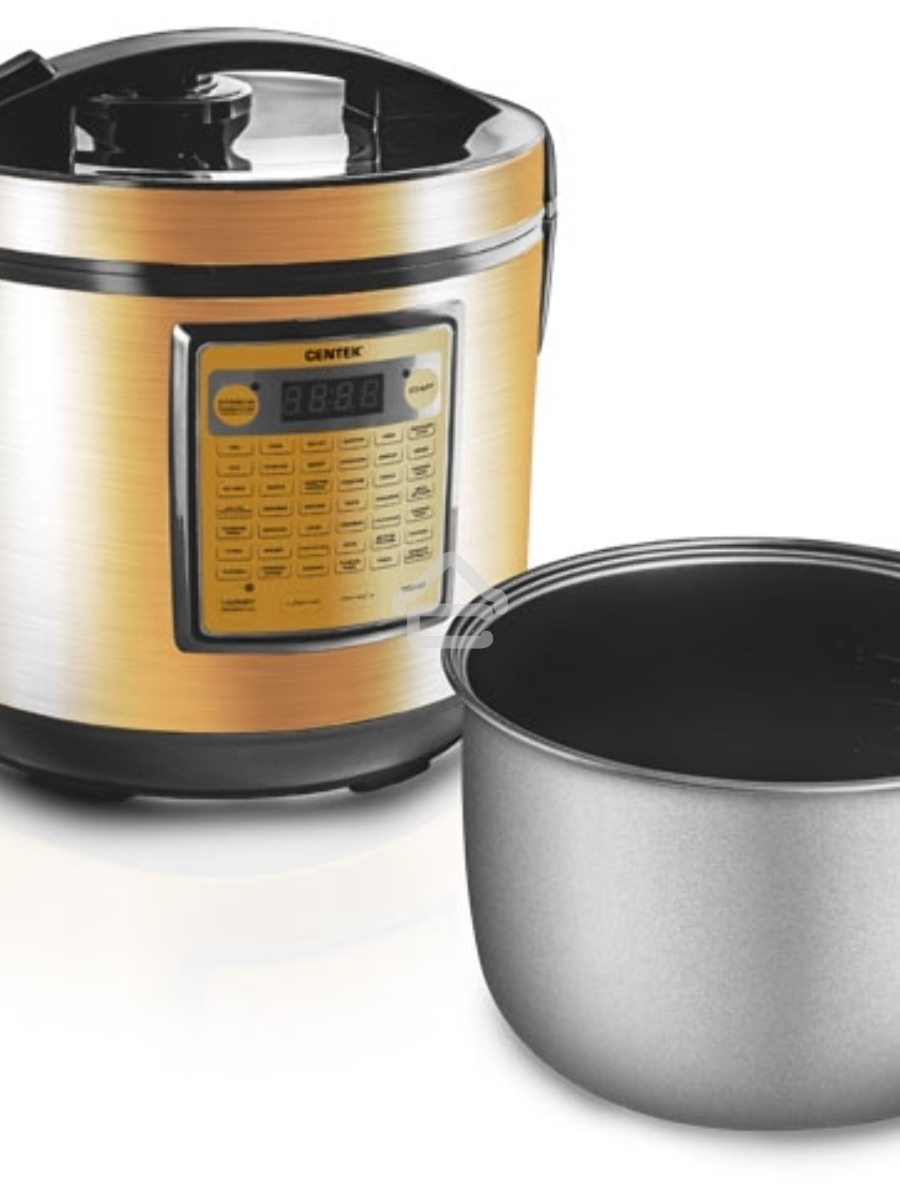 Мультиварка Centek CT-1495 black (ЗОЛОТО) 5.0л, 42 программы + Мультишеф