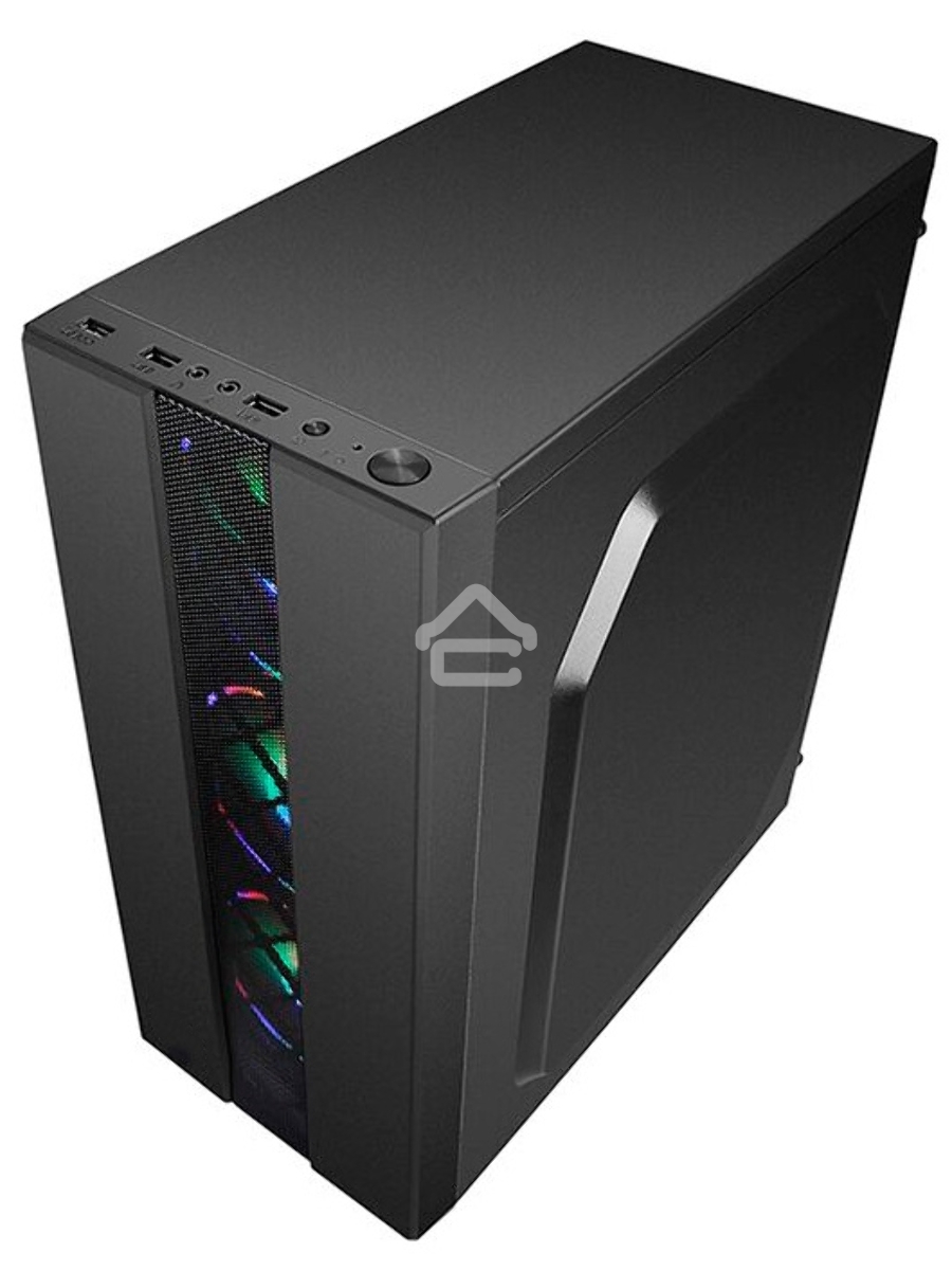 Компьютерный корпус Accord ACC-CL290B черный без БП ATX 2xUSB2.0 1xUSB3.0 audio