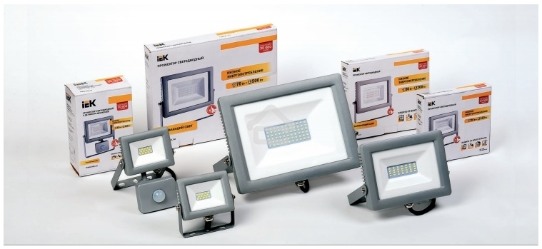 Прожектор СДО 07-100 LED 100Вт IP65 6500К сер. ИЭК LPDO701-100-K03