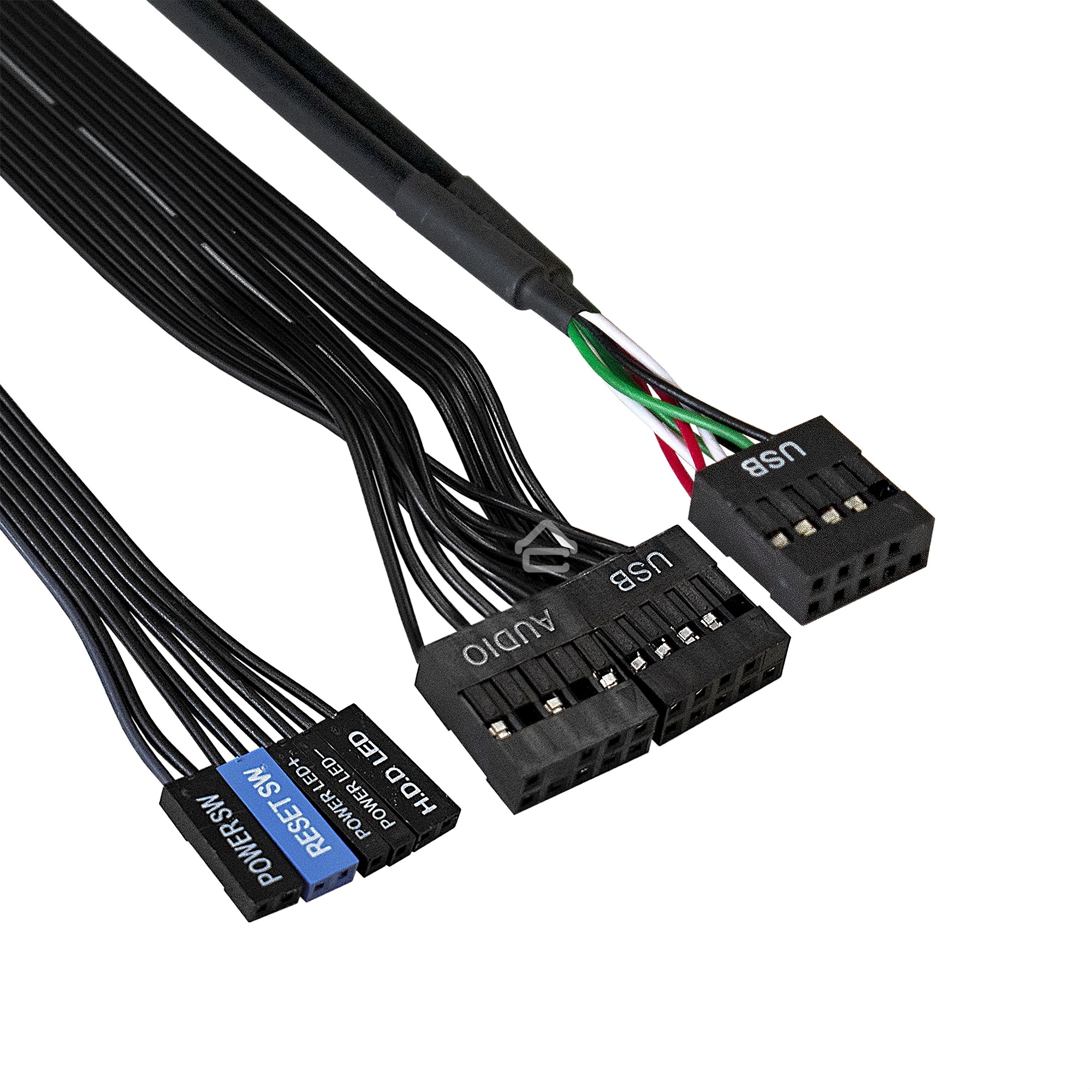 Компьютерный корпус Minitower ExeGate EX291140RUS BAA-105-01AAA350 (mATX, БП AAA350 с вент. 8см, 2*USB, аудио, черный)