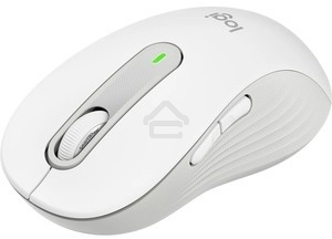 Мышь беспроводная Logitech Signature M650 L белый, 4000 dpi, радиоканал, Bluetooth, USB, кнопки - 5