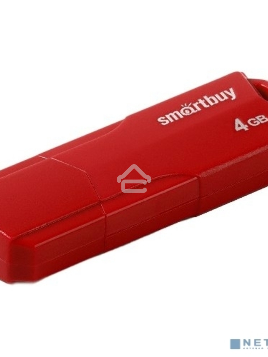 Флеш диск USB SmartBuy 4GB CLUE Red (SB4GBCLU-R)