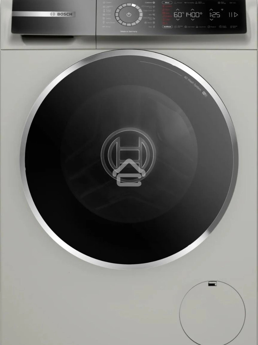Стиральная машина Bosch Serie 8 WGB2440XME серебро, загрузка фронтальная 9 кг, 1400 об/мин., класс: А+++