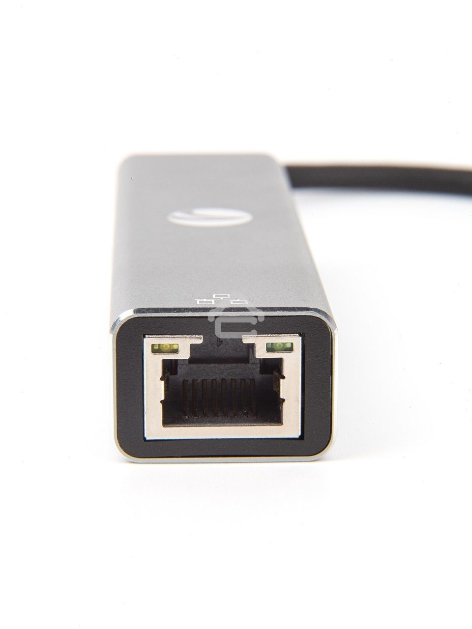 Кабель-концентратор USB 3.1 Type-Cm --> RJ-45+3port USB3.0(f) Aluminum Shell VCOM <DH311A>