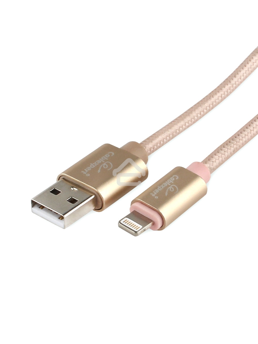 Кабель Cablexpert для Apple CC-U-APUSB02Gd-3M, AM/Lightning, серия Ultra, длина 3м, золотой, блистер