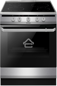 Плита электрическая Hansa FCCX64000 серебристый, конфорок 4 шт, духовка 69 л, 60 см x 85 см x 60 см
