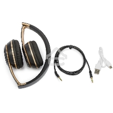 Наушники Harper HB-213 20-20000 Гц 88 дБ 32 Ом 200мА черный/золотой