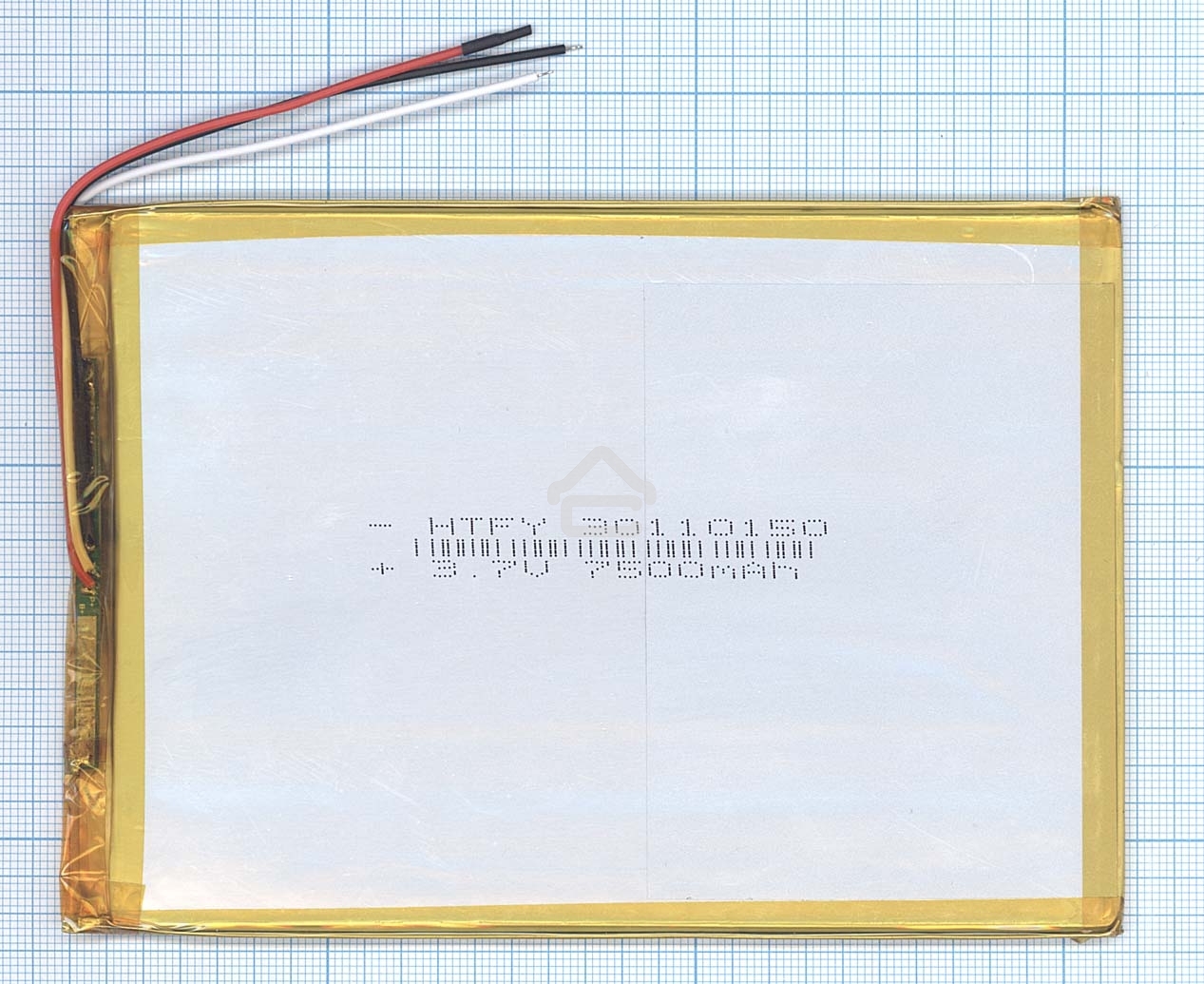 Аккумулятор Li-Pol (батарея) 3*110*150мм 3pin 3.7V/7500mAh
