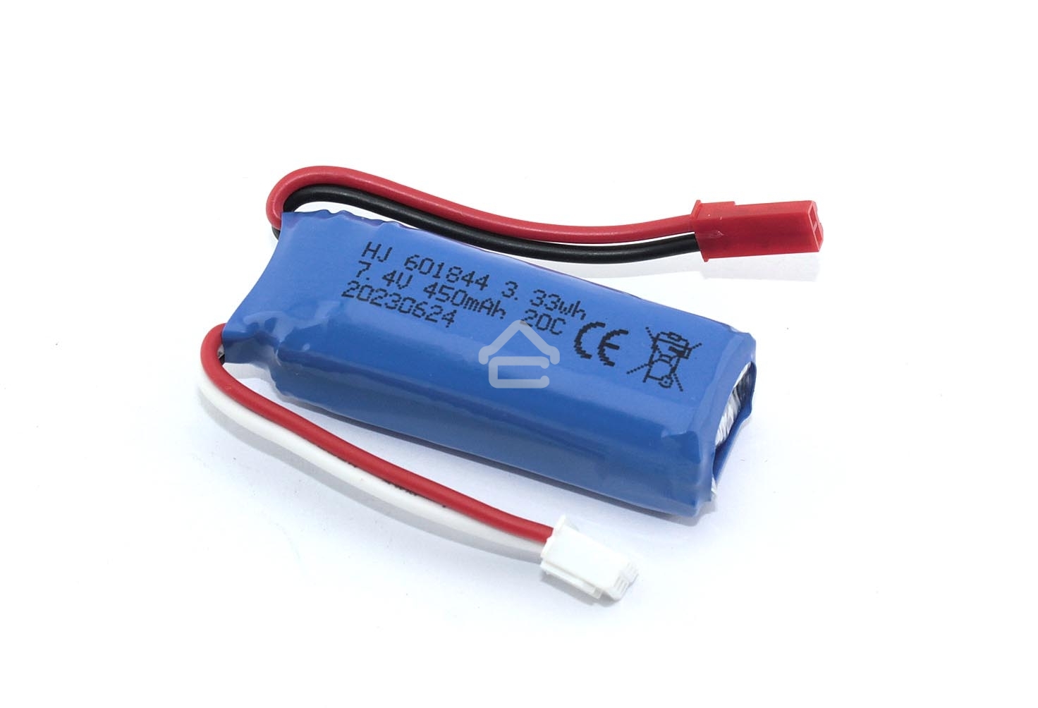 Аккумулятор Li-Pol 7.4v 601844 450mah JST