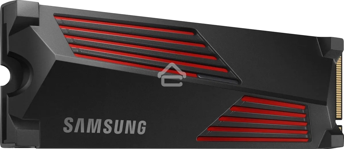 Накопитель SSD Samsung 990 PRO, 1000Gb, PCIe 4.0 x4, M.2 2280, NVMe, R/W 7450/6900, с радиатором
