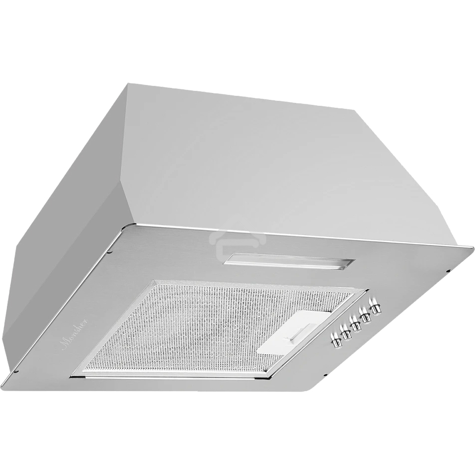 Вытяжка встраиваемая Monsher Angers 40 Acier серебристый, 40 см, 800 куб. м/ч, 45 дБ