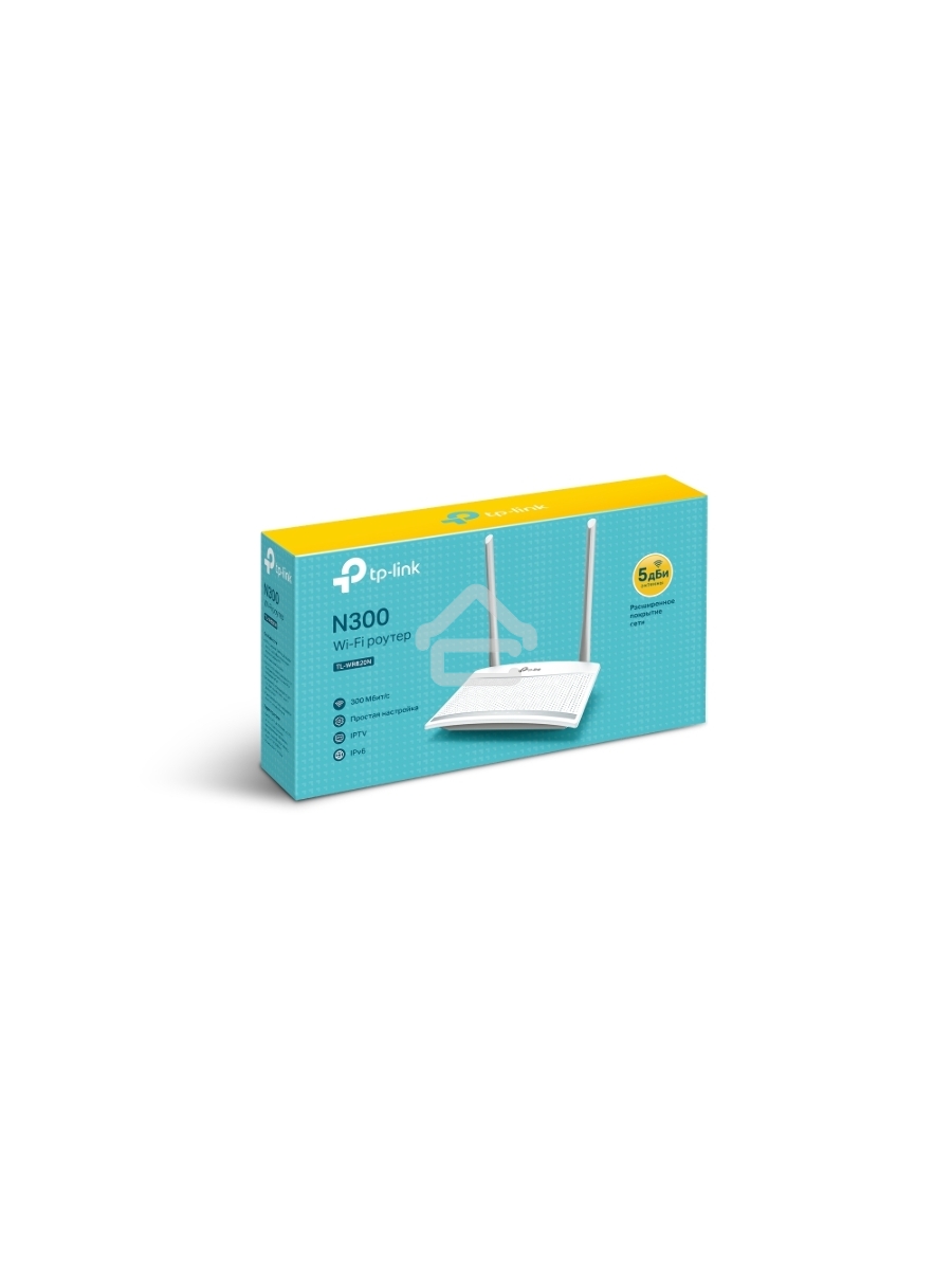 Роутер беспроводной TP-Link TL-WR820N N300 10/100BASE-TX белый