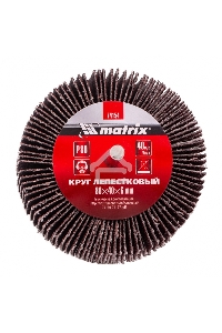 Круг лепестковый MATRIX для дрели, P 80, 80x40x6 мм 74154