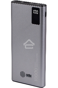 Мобильный аккумулятор Cactus CS-PBFSLT-10000 10000mAh 3A 2xUSB серый