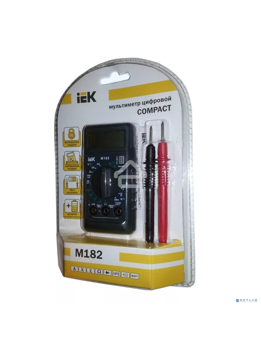 Мультиметр IEK Compact M182цифровой