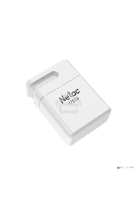 Флеш диск Netac U116 32Gb <NT03U116N-032G-30WH>, USB3.0, миниатюрная пластиковая белая