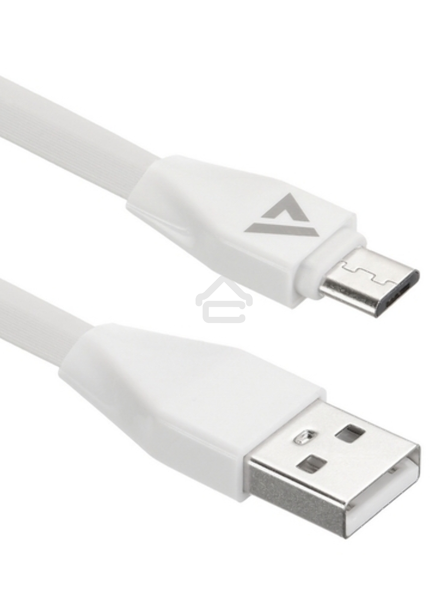 Кабель USB ACD-Life MicroUSB ~ USB-A TPE, 1м, белый (ACD-U920-M1W)