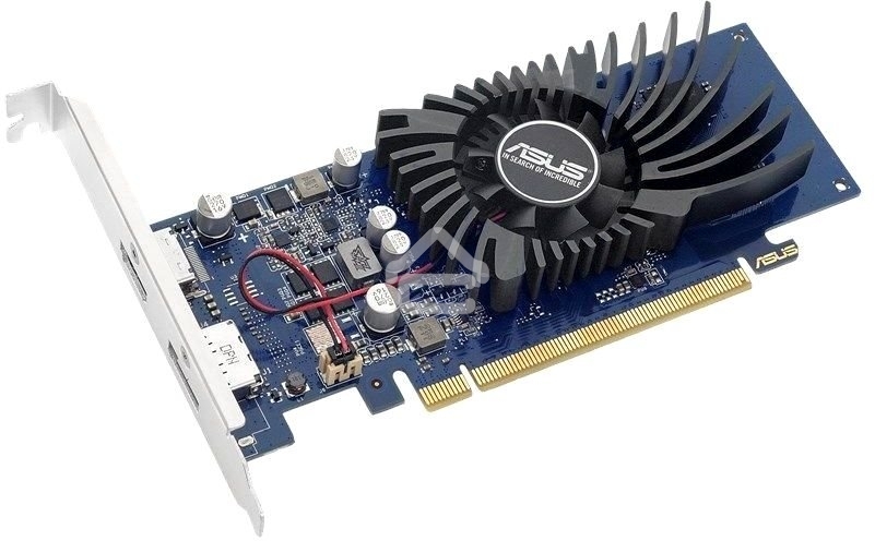 Видеокарта AsusGT1030-2G-BRK nVidia GeForce GT 1030 2048Mb 64bit GDDR5 1228/6008/HDMIx1/DPx1/HDCP PCI-Elow profile Ret